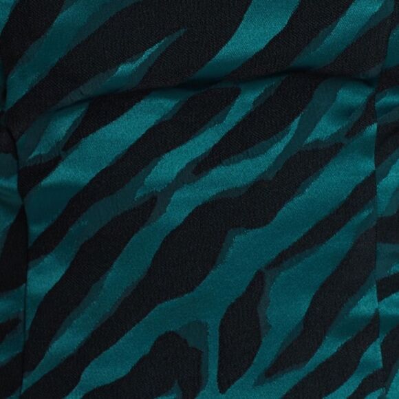 Bec + Bridge Discotheque Mini Dress Zebra Animal Print Metallic Party Size 4 - Picture 4 of 11